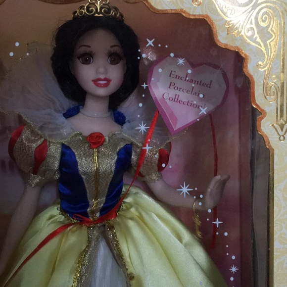 Enchanted Tales Snow White Porcelain Doll - Picture 2 of 5